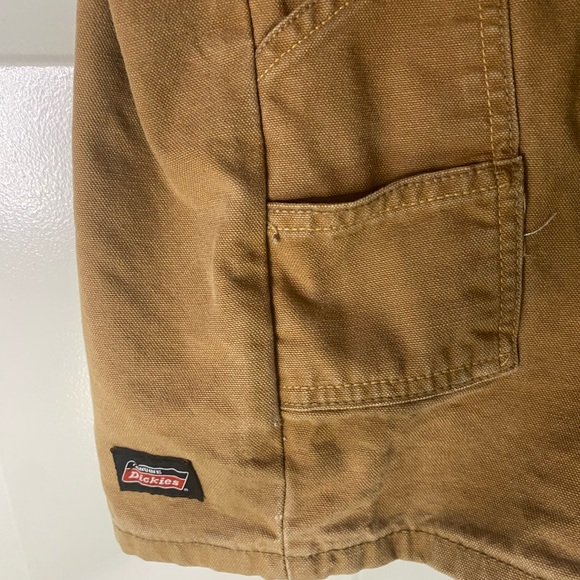 Dickies Flat Front Relax Shorts Mens Size 42 Tan Brown Heavyweight 100% Cotton . - Picture 5 of 9
